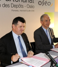 La CDC et Oseo signent un partenariat pour le financement des PME