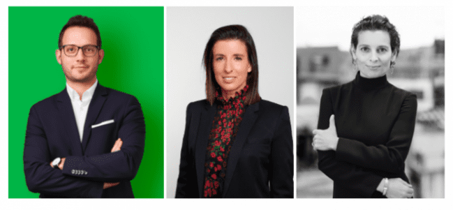 De gauche à droite : Jérôme Mathieu (Initiative & Finance), Marianne Harlé (Andera Partners), Frédérique Cassereau (Hoche Avocats)
