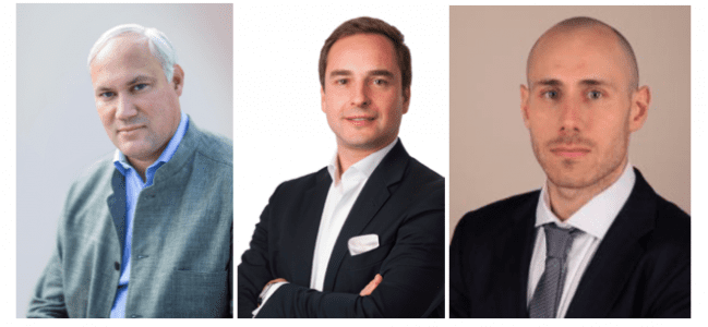 De gauche à droite : Julien Godard (Inter Invest), Antoine Bodet (Axio Capital), Charles-Douglas Fuz (Ashurst)
