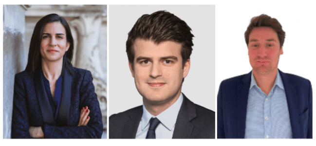 De gauche à droite : Adeline Lemaire (Bpifrance), Timothée Héron (Ambienta), Benjamin Duprez (Axio Capital)