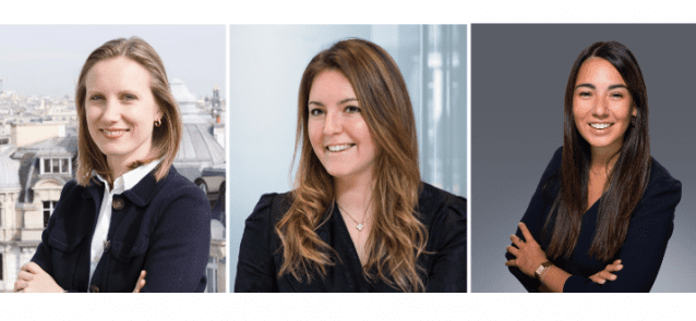 De gauche à droite : Josépha Montana (Partech), Cindy Giraud (Keensight Capital), Laurène Sicsic (Isatis Capital)