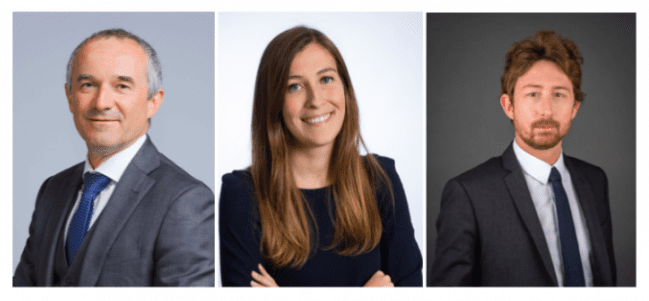 De gauche à droite : Jean-Christophe Dantonel (iBionext), Iris Duffillot (Kartesia), Simon Servan-Schreiber (Goodwin)