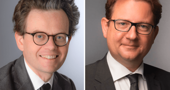 Nicolas Eschermann (Siparex, à gauche) et Christophe Deldycke (Turenne Groupe)