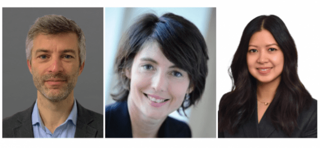De gauche à droite : Damien Braud (Ardian), Sarah Leroy (Jeito Capital), Sophie Nguyen (Winston & Strawn)