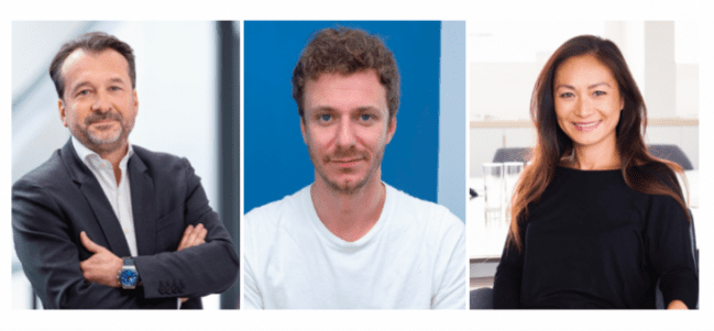De gauche à droite : Jean-François Billet (Mérieux Equity Partners), Brice Lapouble (Axeleo Capital), Karine Khau-Castelle (Alerion Avocats)