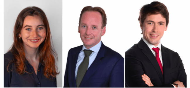 De gauche à droite : Ariadne Lemieux-Cumberlege (Partech), Victor de Brondeau (Campbell Lutyens), Mayeul Fournier de Saint Jean (Delsol Avocats)