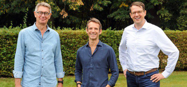 De gauche à droite : Erik de la Rivière, Julien-David Nitlech et Curt Gunsenheimer