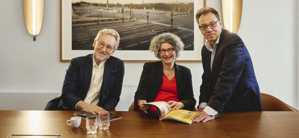 De gauche à droite : De gauche à droite : Laurent Plantier, Perrine Bismuth, Paul Moutinho, fondateurs de FrenchFood Capital

