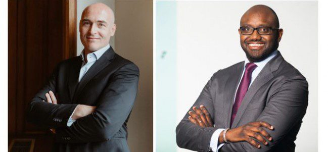 Serge Pelletier (Rescue) et Baréma Bocoum (KPMG)