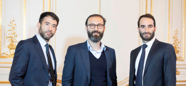 de gauche à droite: Alexis Hojabr, Saam Golshani, Guillaume Vitrich