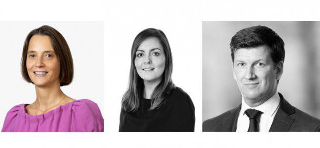 De gauche à droite : Carole Degonse (Jeausserand Audouard), Emma Barnes (Conquest), Marc Petitier (White & Case)