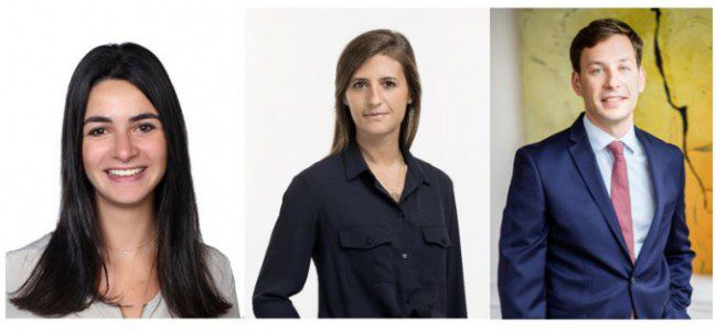 De gauche à droite : Natalia Nehme (EQT), Laurence Cornet (Adviso Partners), Thomas Abulius (Chammas & Marcheteau)