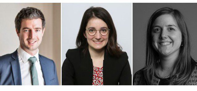 De gauche à droite : Romain Demeunynck (Ambienta), Cécile Patoux (Geneo), Marie Degat (Exelmans)