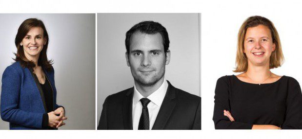 De gauche à droite : Harper Mates (Wendel), Olivier Michelon (Edmond de Rothschild PE), Astrid Cloarec (Azulis Capital)