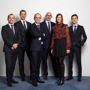 L’équipe Cabestan Croissance. De gauche à droite, Thibault Menel, Pierre Morisseau, David Robin, Alexandre Foulon, Marianne Harlé, Thomas Guyenot