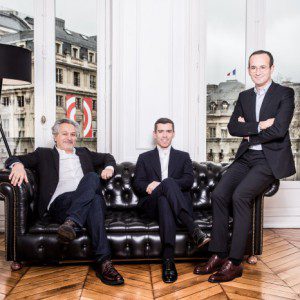De gauche à droite : Elie Kouby, Emmanuel Pradère, Frédéric Biousse