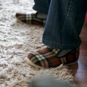 Une paire de charentaises