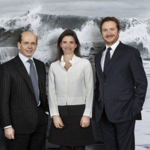Tatiana Nourissat, Julien Bentz et Marco de Alfaro, membres du comité exécutif de l'IDI