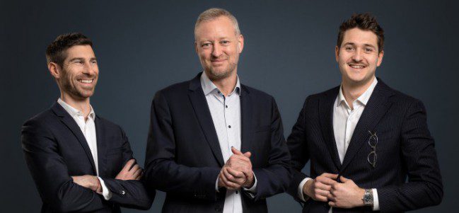 De gauche à droite : Laurent Mottet, Hervé Letoublon et William Ardeeff